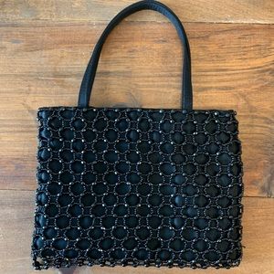 Small Sparkly Black Handbag